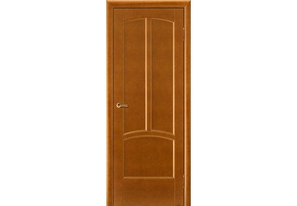 Дверь деревянная межкомнатная из массива ольхи, цвет Медовый орех, Виола